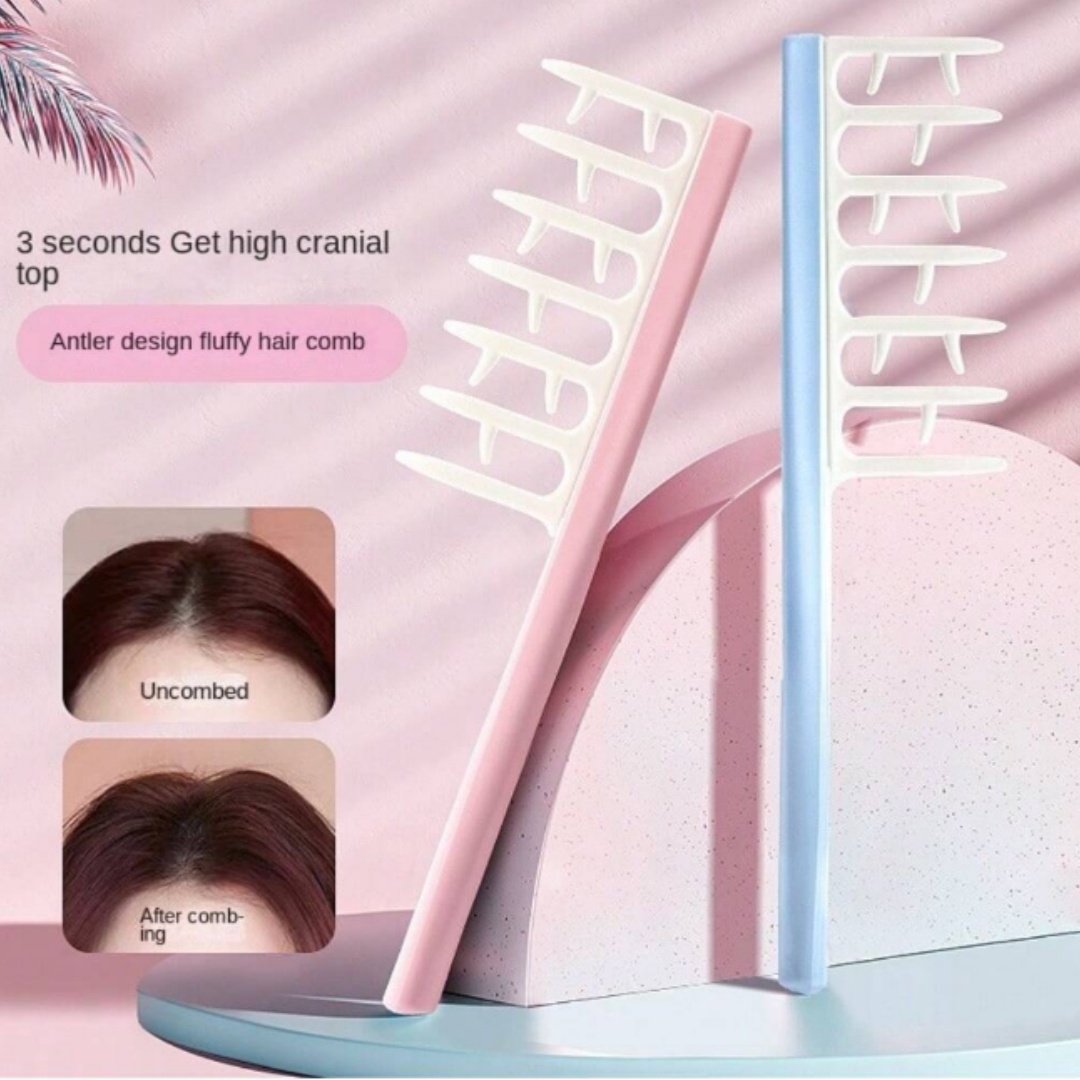 Hair Care Wavy Hair - Antler Shape Hair Seam Comb Shaggy