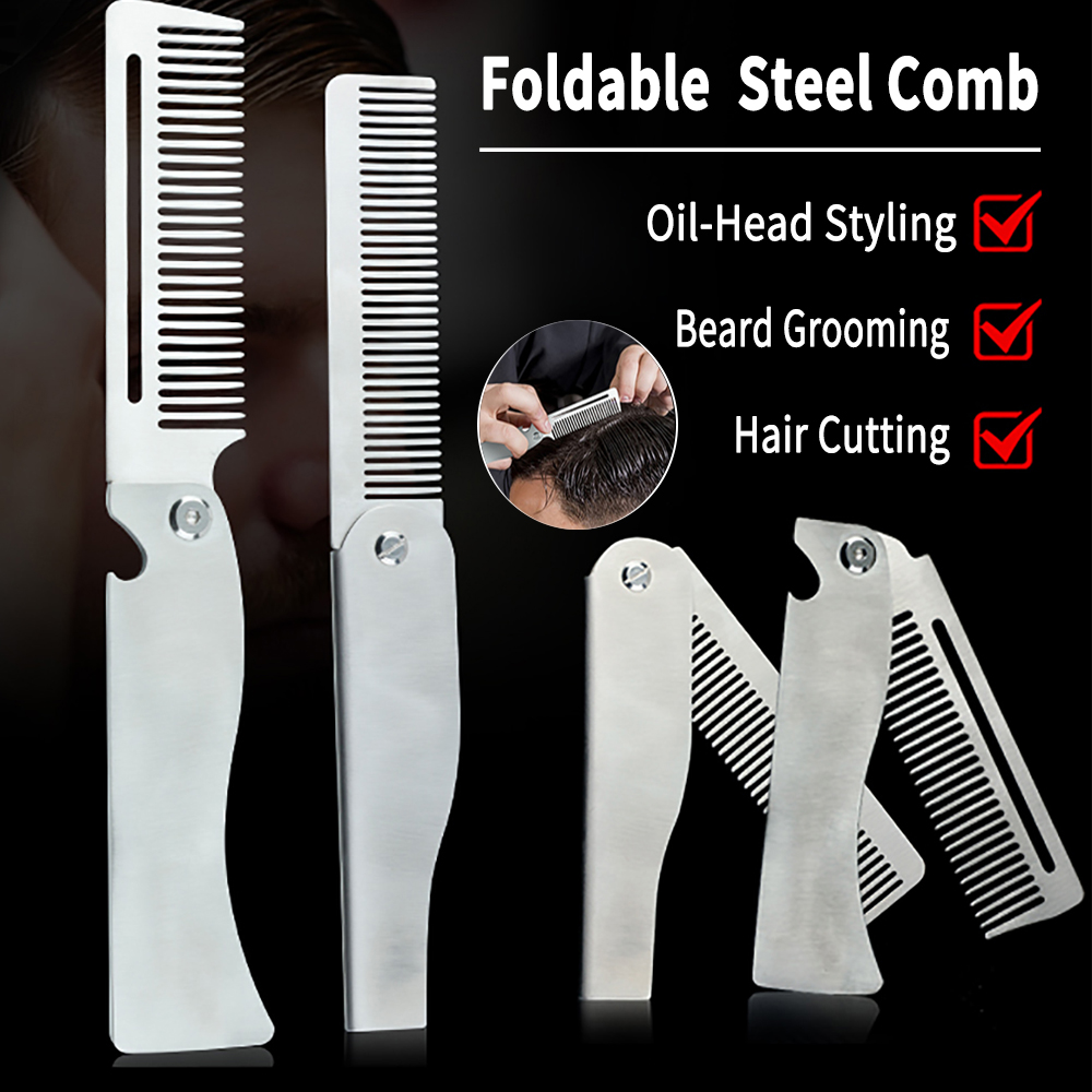 Hair Care Guide - New Type 1/2PCS Portable Steel Combs