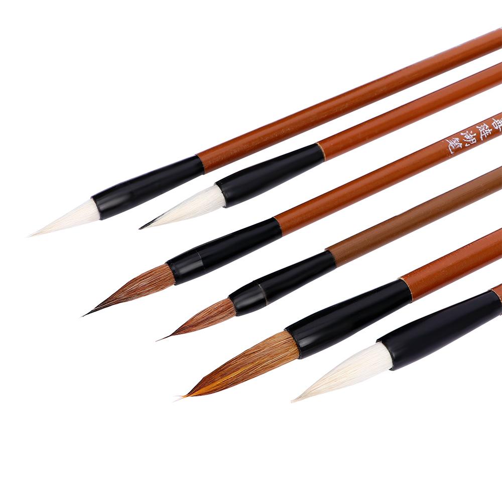 Bamboo Hair Brush - Practical Painting Brush Bamboo Practice Writing