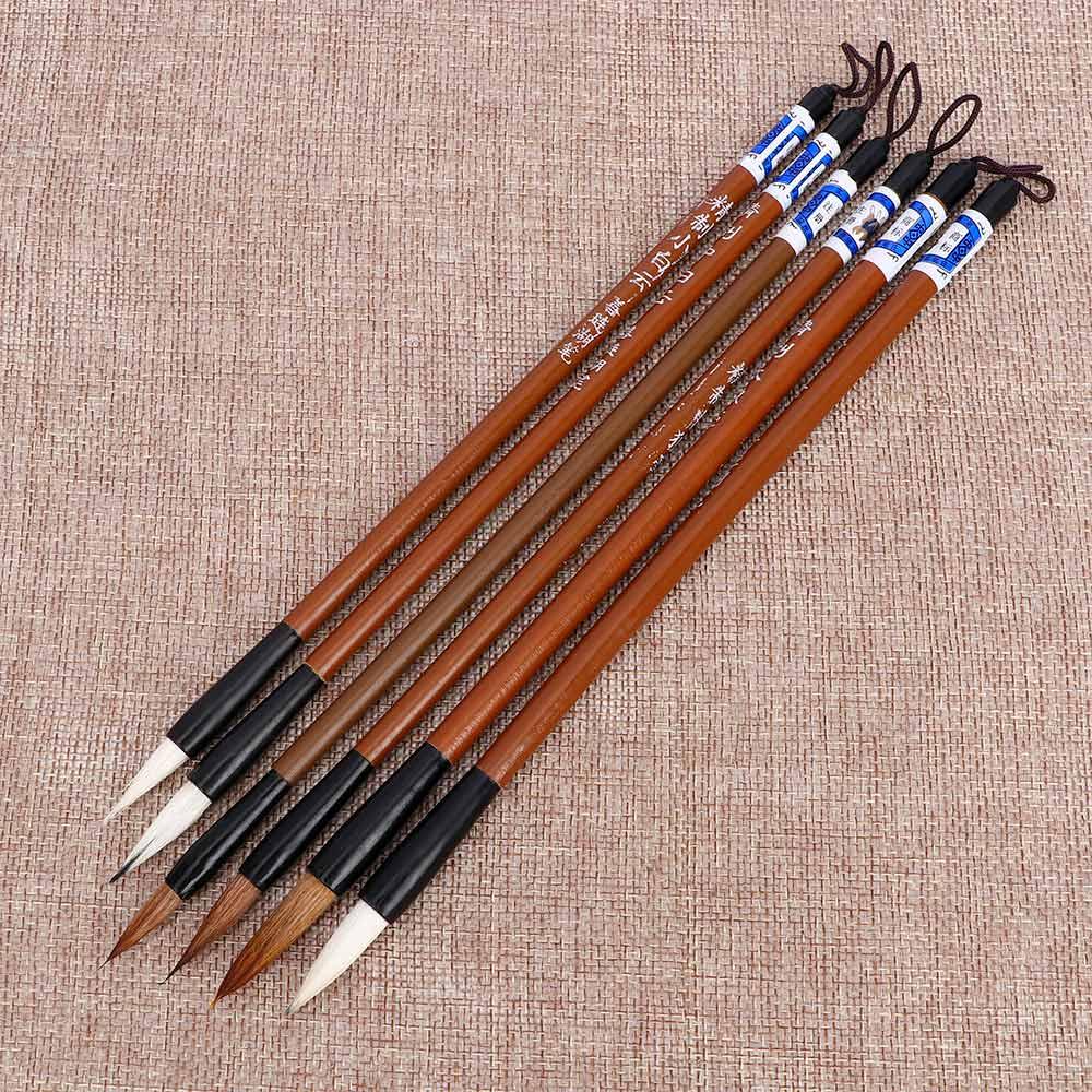 Bamboo Hair Brush - Practical Calligraphy Wrinting Brush Bamboo Traditional