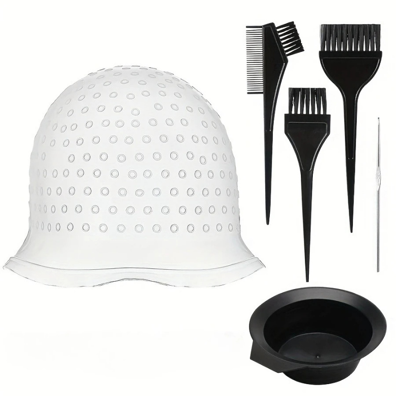 Hair Care Guide - Silicone Hair Coloring Cap For Hairdressing