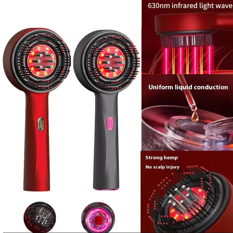 Hair Care Essential Oil - 3 Modes Electric Vibration Massage Comb