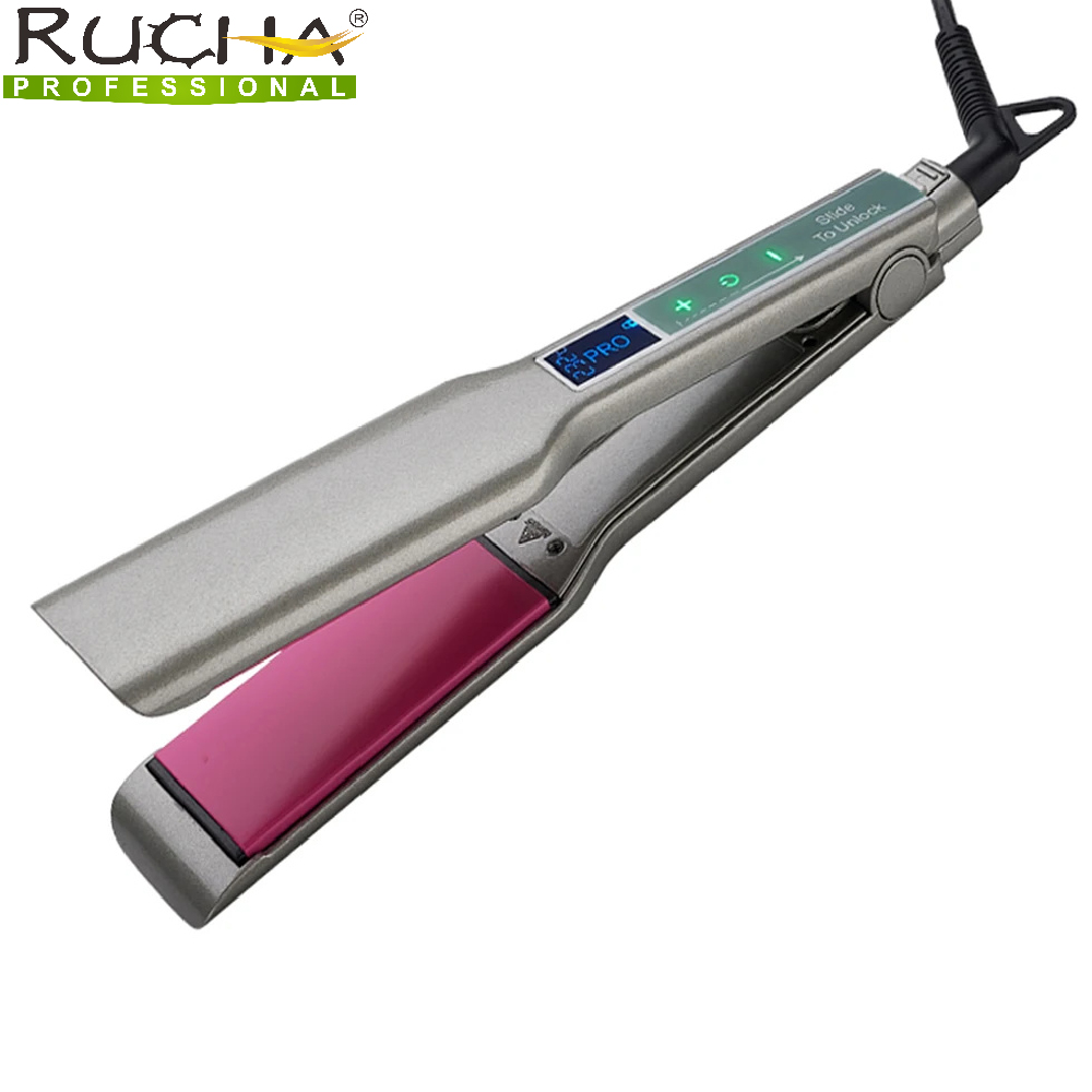 Detangling Wide Comb - Hair Straightener Smart Touch Display LCD