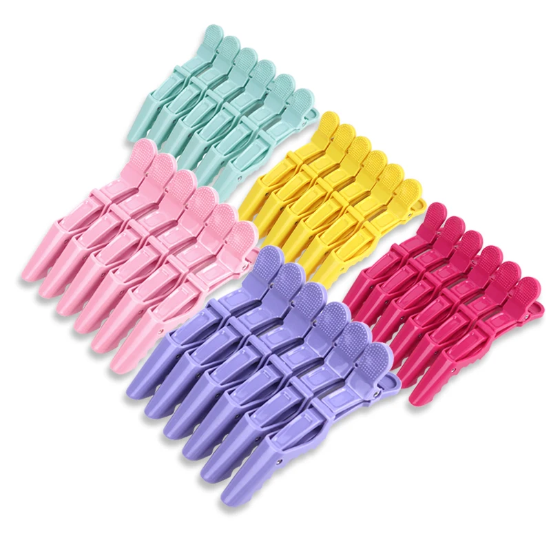 Hair Care Guide - 6pcs Salon Tools Hairdressing Crocodile Clip,