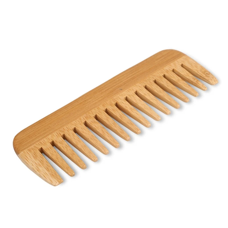 Natural Bamboo Wide Toothed Co - огляд і ціна Bamboo Hair Brush
