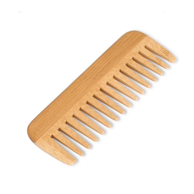 Natural Bamboo Wide Toothed Co - огляд і ціна Bamboo Hair Brush