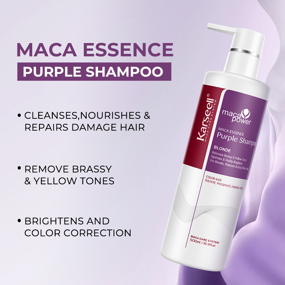 Karseell 500ml Purple Shampoo  - огляд і ціна Purple Toning Shampoo