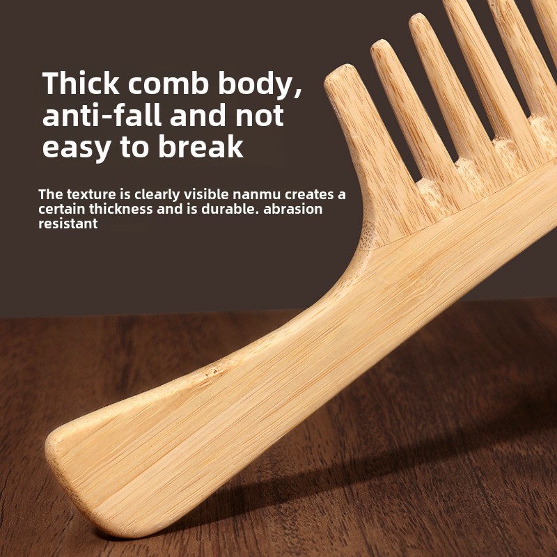 1 Pc Natural Bamboo Wide-Tooth - огляд і ціна Bamboo Hair Brush
