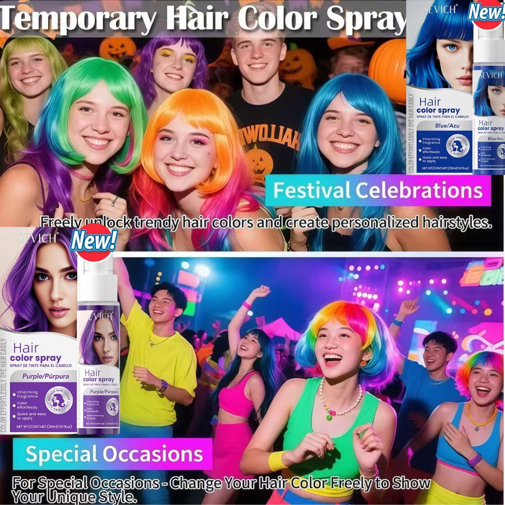 8 Colors Temporary Hair Color  - огляд і ціна Purple Toning Shampoo