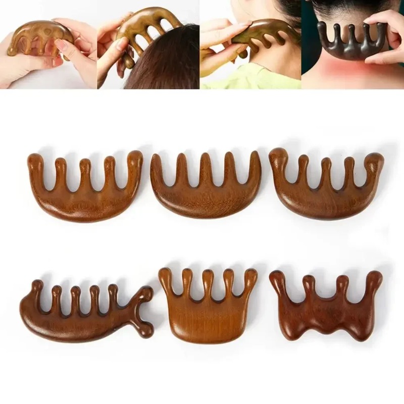 Gua Sha Massage Comb Wide Toot - огляд і ціна Detangling Wide Comb