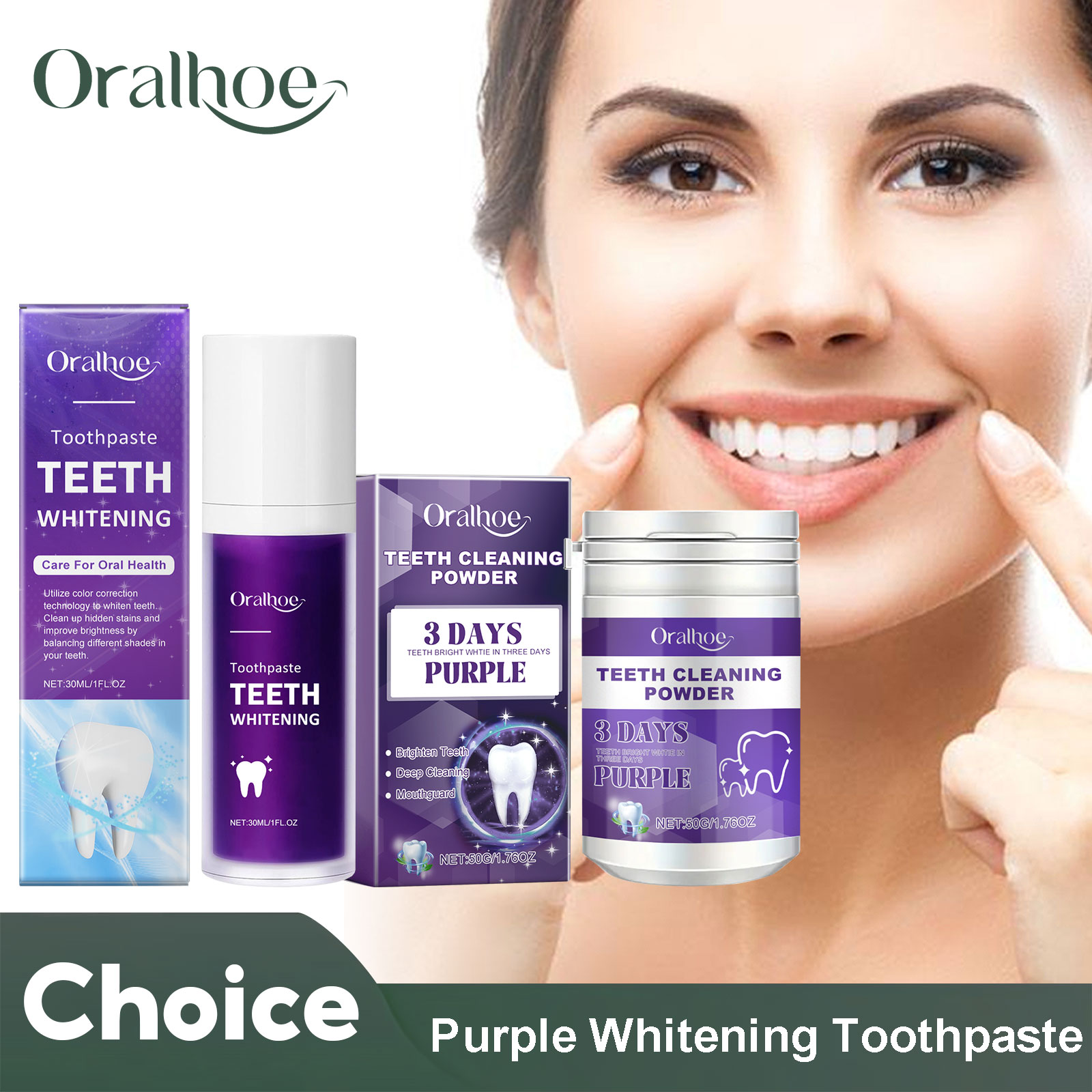 Purple Corrector Teeth Whiteni - огляд і ціна Purple Toning Shampoo