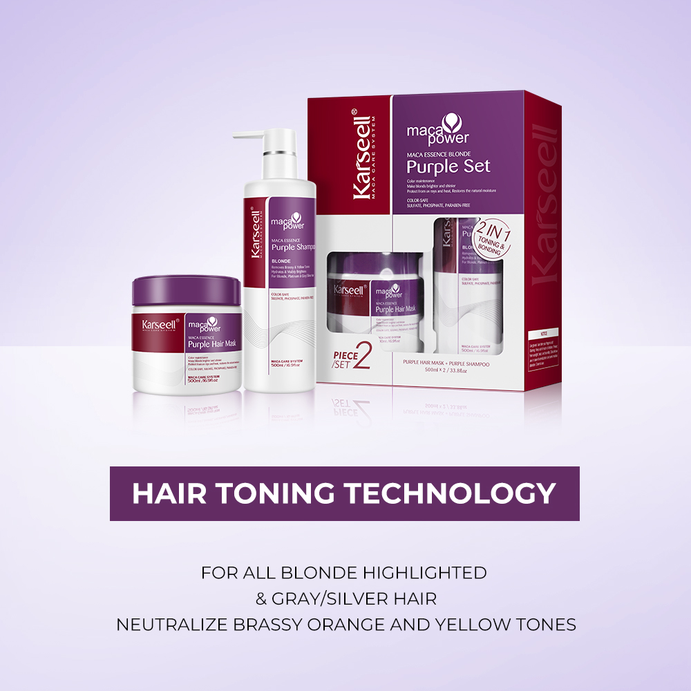 Karseell Purple Hair Mask Purp - огляд і ціна Purple Toning Shampoo