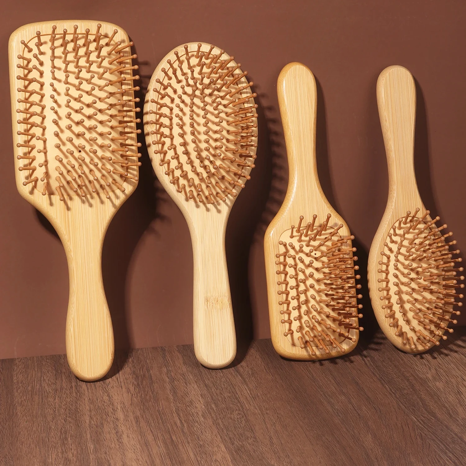Natural Bamboo Paddle Air Cush - огляд і ціна Bamboo Hair Brush