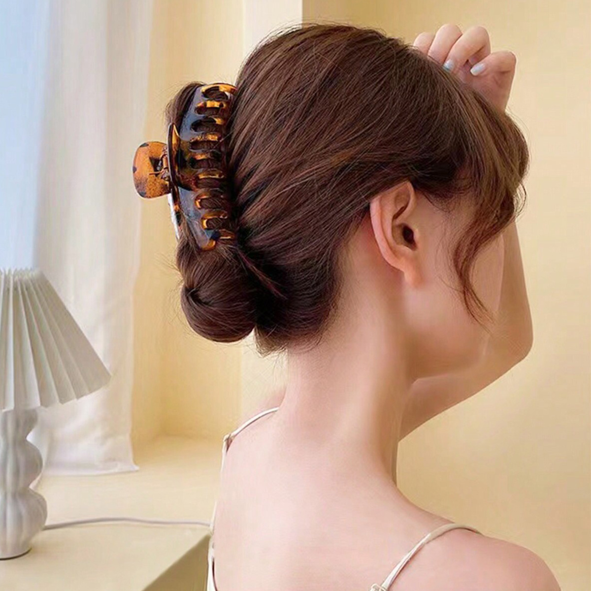 4PCS women's multi-color resin - огляд і ціна Hair Clip Claw Large