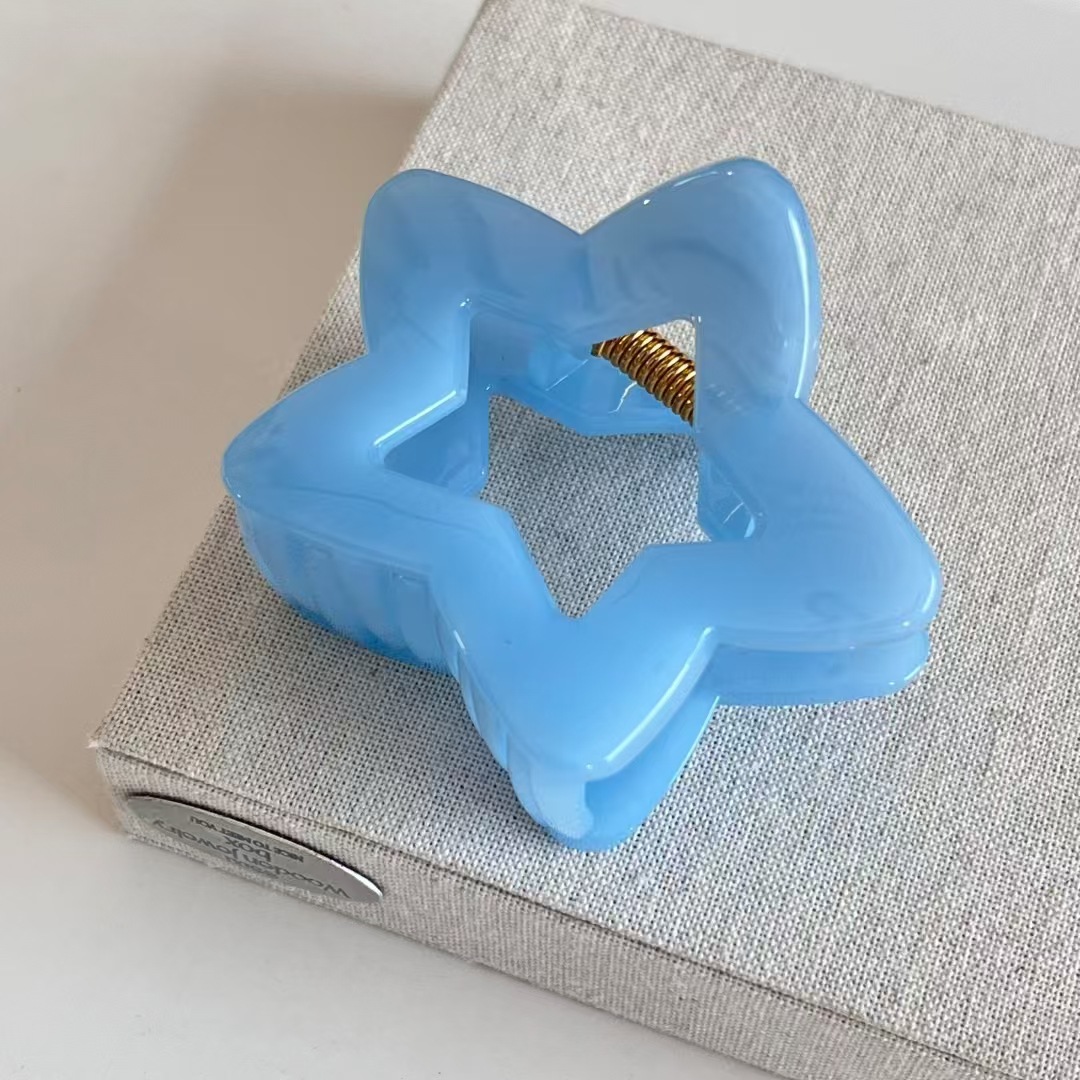 2pcs Elegant Blue Jelly Musica - огляд і ціна Hair Clip Claw Large
