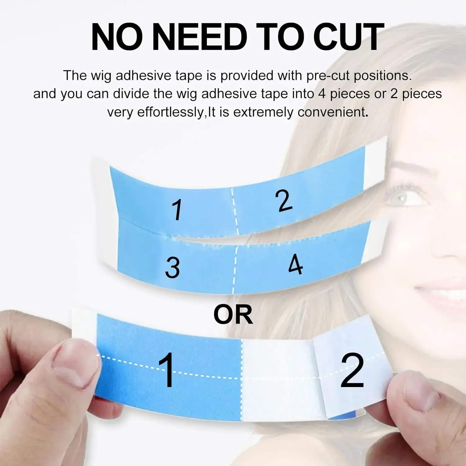 Super Strong Double Adhesive H - огляд і ціна Hair Extension Tape In