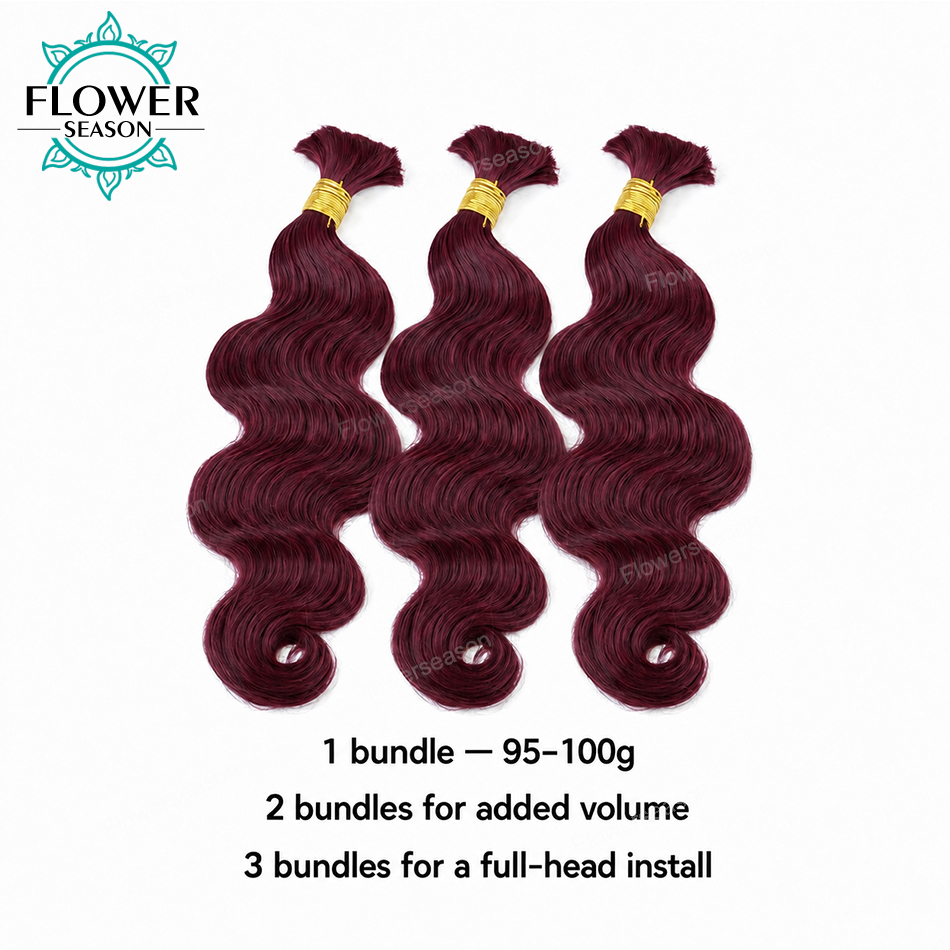 Bulk Human Hair For Braiding B - огляд і ціна Hair Care Wavy Hair