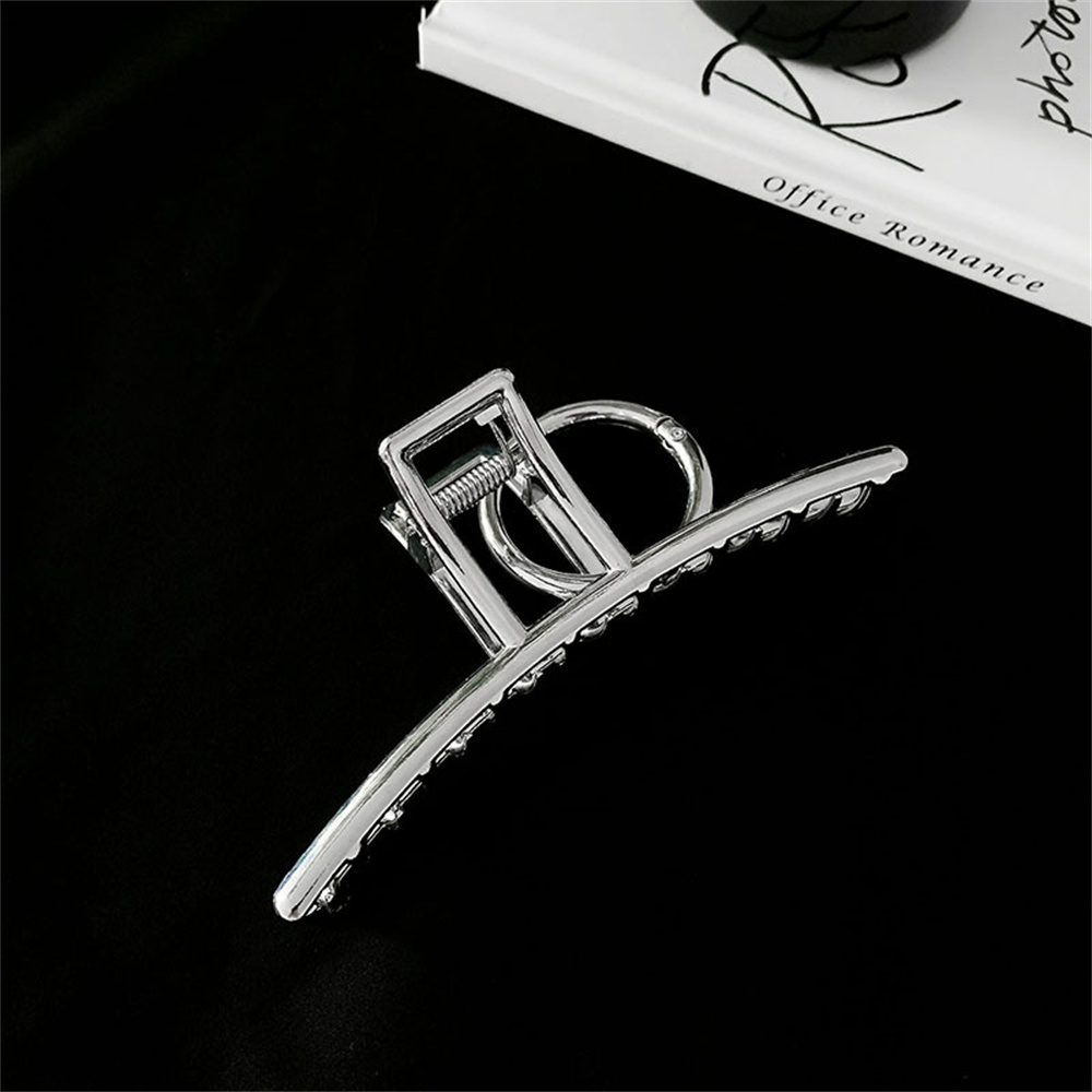 Silver Metal Large Hair Claw C - огляд і ціна Hair Clip Claw Large