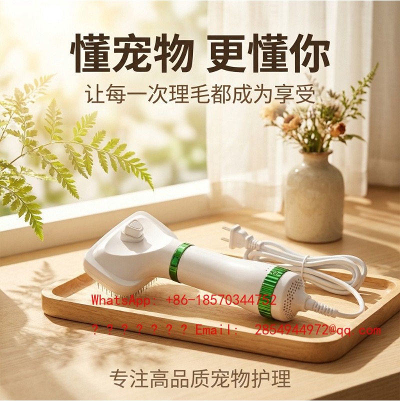 2 IN 1 Pet Hair Dryer & Groomi - огляд і ціна Bamboo Hair Brush