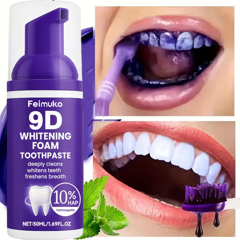 9D Purple Teeth Whitening Toot - огляд і ціна Purple Toning Shampoo