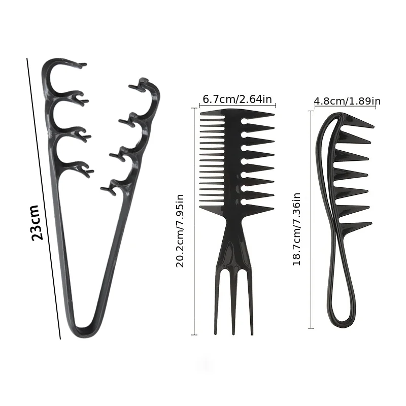 2/3pcs Comb Set Volumizing Wid - огляд і ціна Detangling Wide Comb