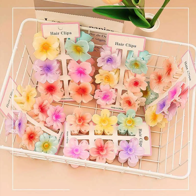 6Pcs Fashion Colorful Transpar - огляд і ціна Hair Clip Claw Large
