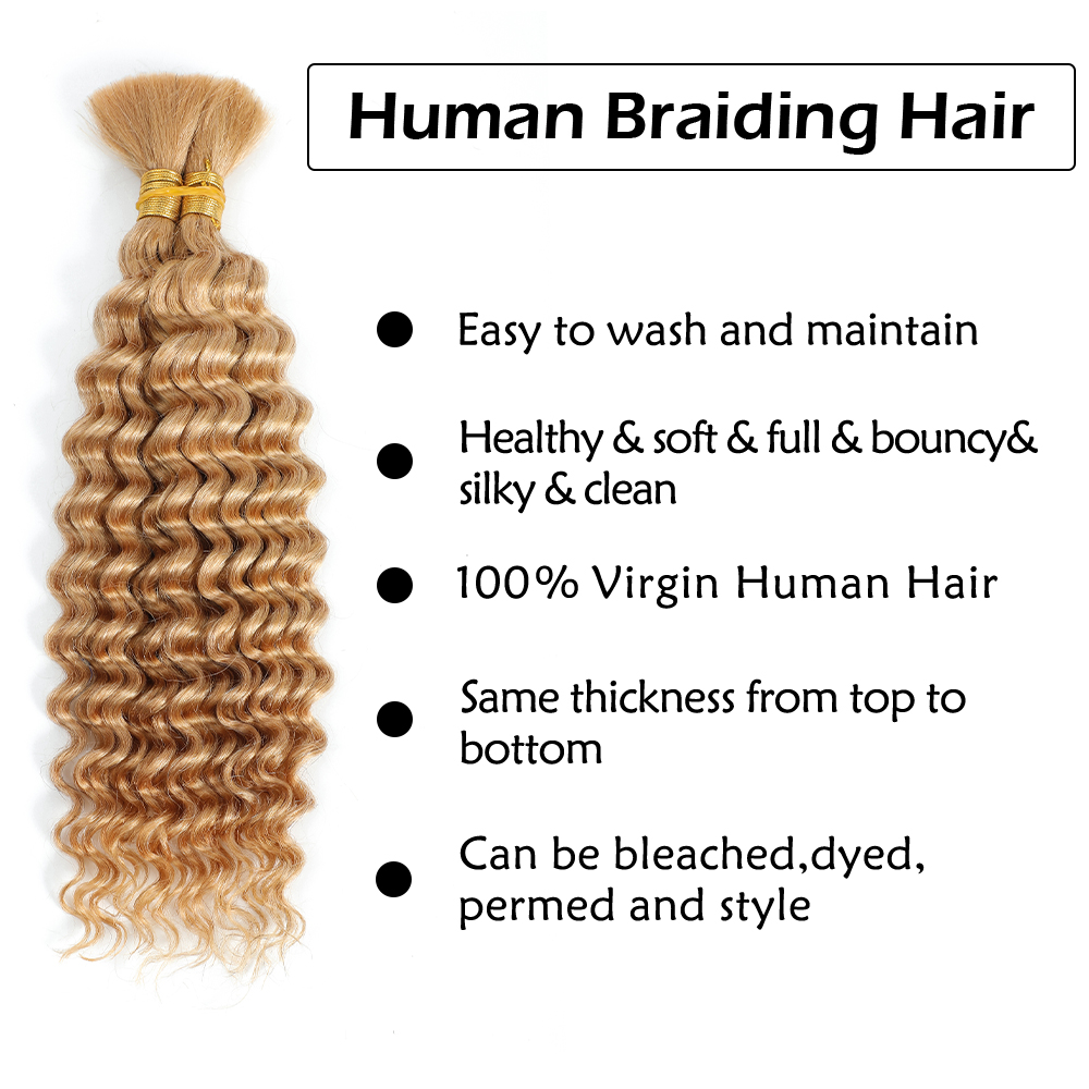 Human Braiding Hair 2Bundle 10 - огляд і ціна Hair Care Wavy Hair