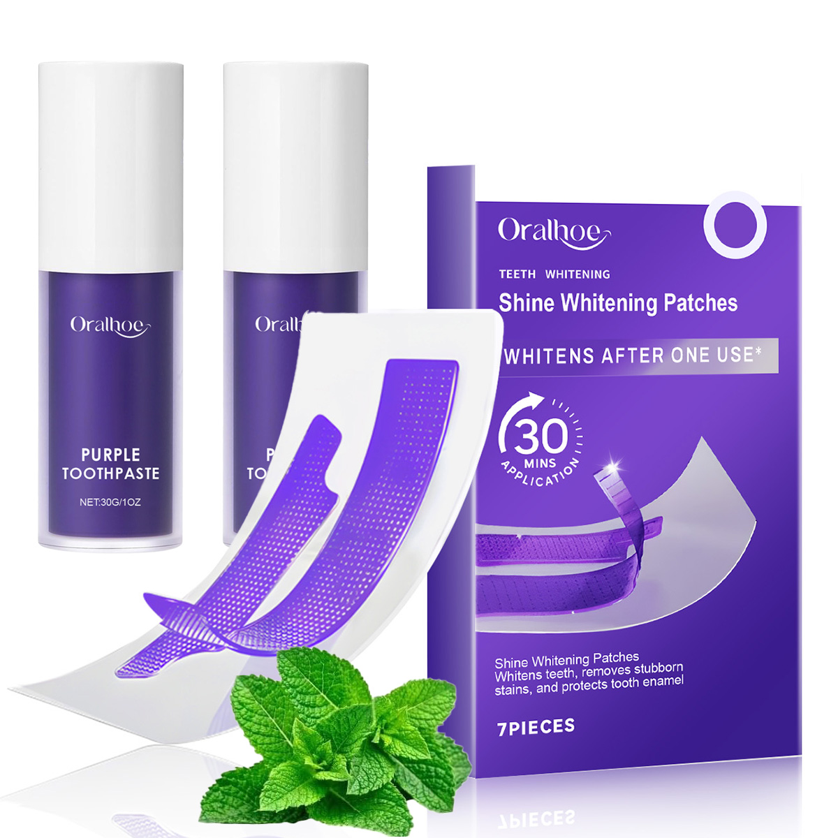 Purple Teeth Whitening Combo K - огляд і ціна Purple Toning Shampoo