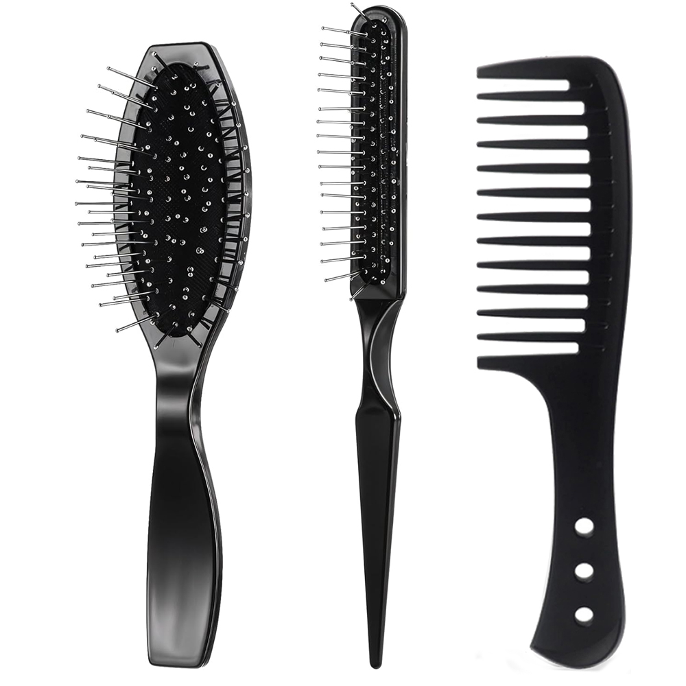Wig Brush Set,  Loop Wig Brush - огляд і ціна Detangling Wide Comb