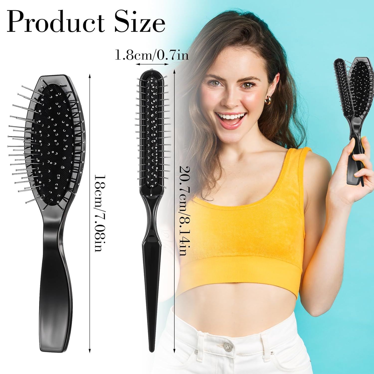 Wig Brush Set,  Loop Wig Brush - огляд і ціна Detangling Wide Comb
