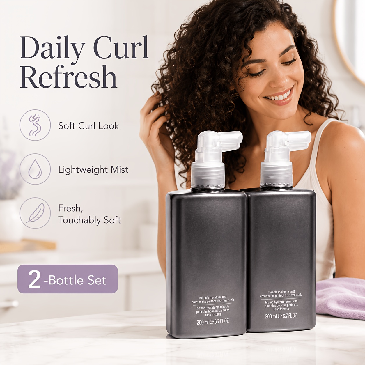 Curl Care Moisture Spray, Ligh - огляд і ціна Hair Care Wavy Hair