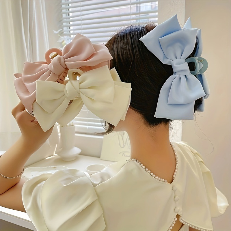 Bow Hair Claws Clip Large Shar - огляд і ціна Hair Clip Claw Large