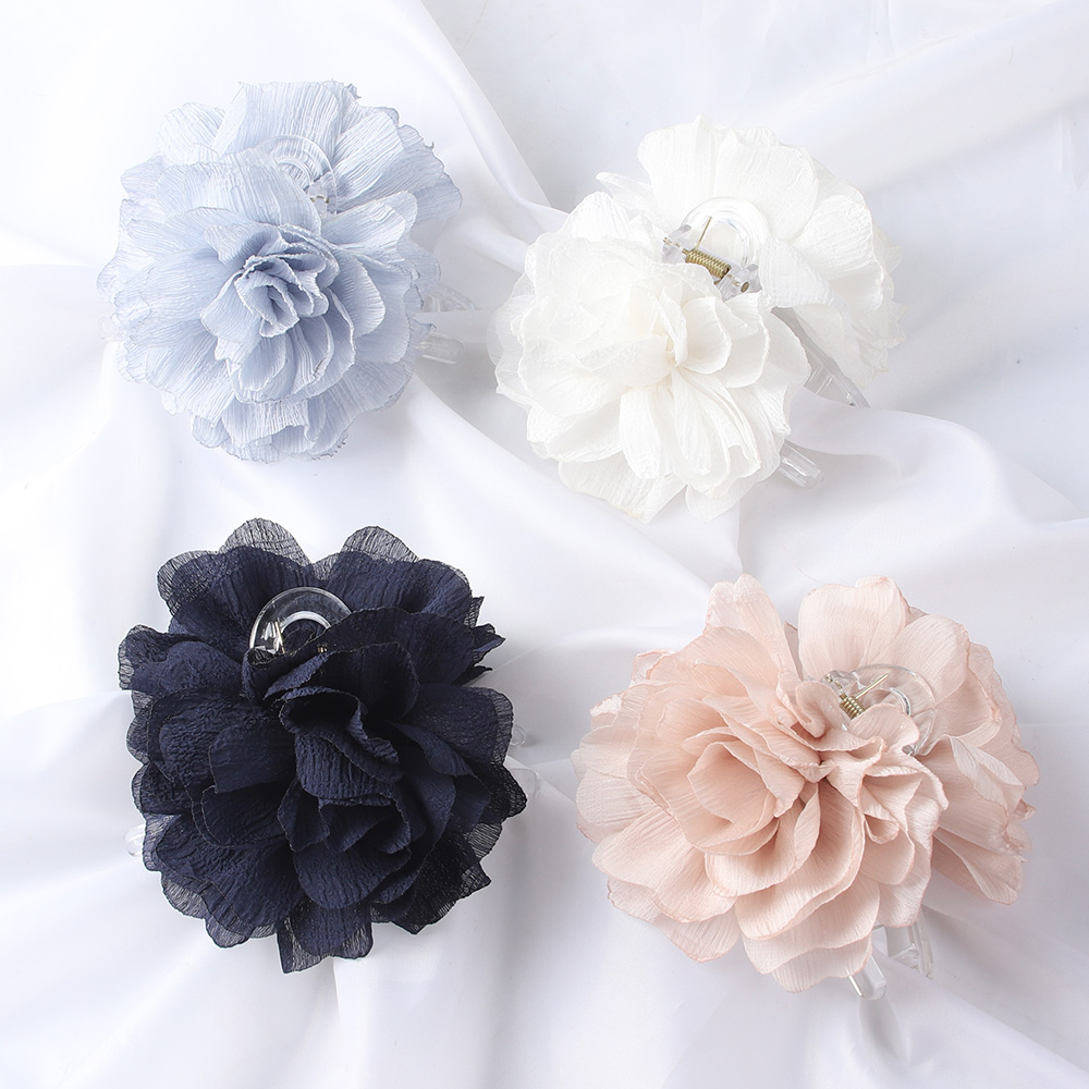 Fabric Big Flower Hair Claw Cl - огляд і ціна Hair Clip Claw Large