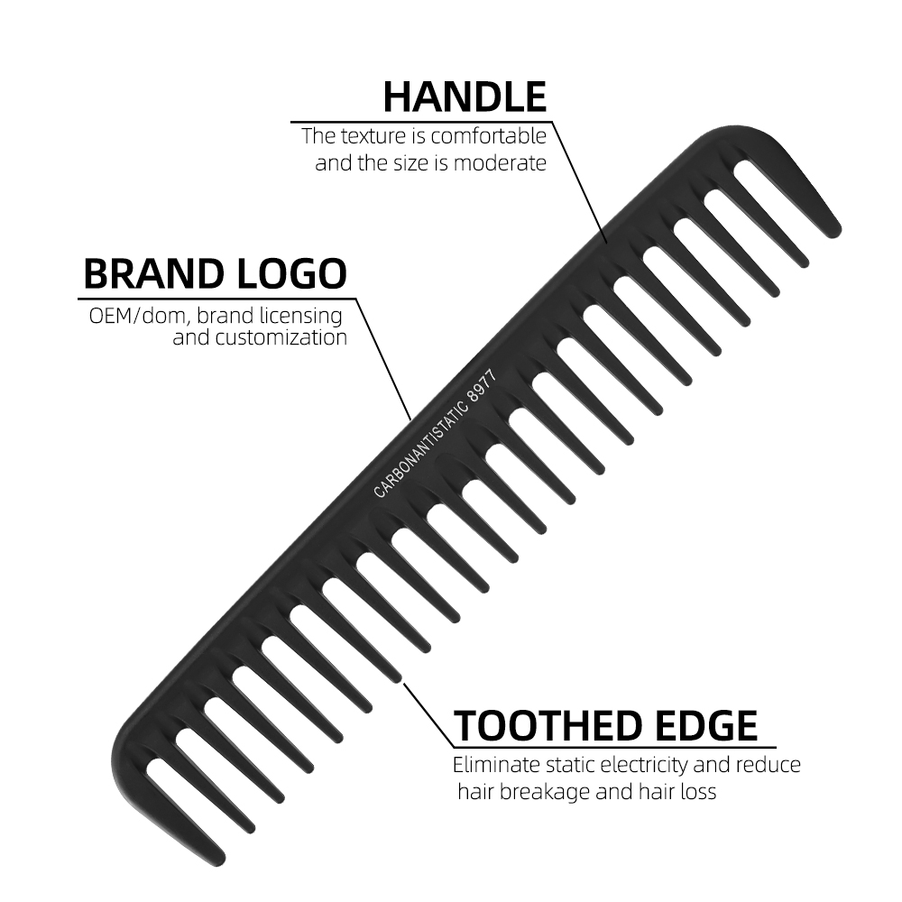 Wide Tooth Curl  Comb Detangli - огляд і ціна Hair Care Wavy Hair