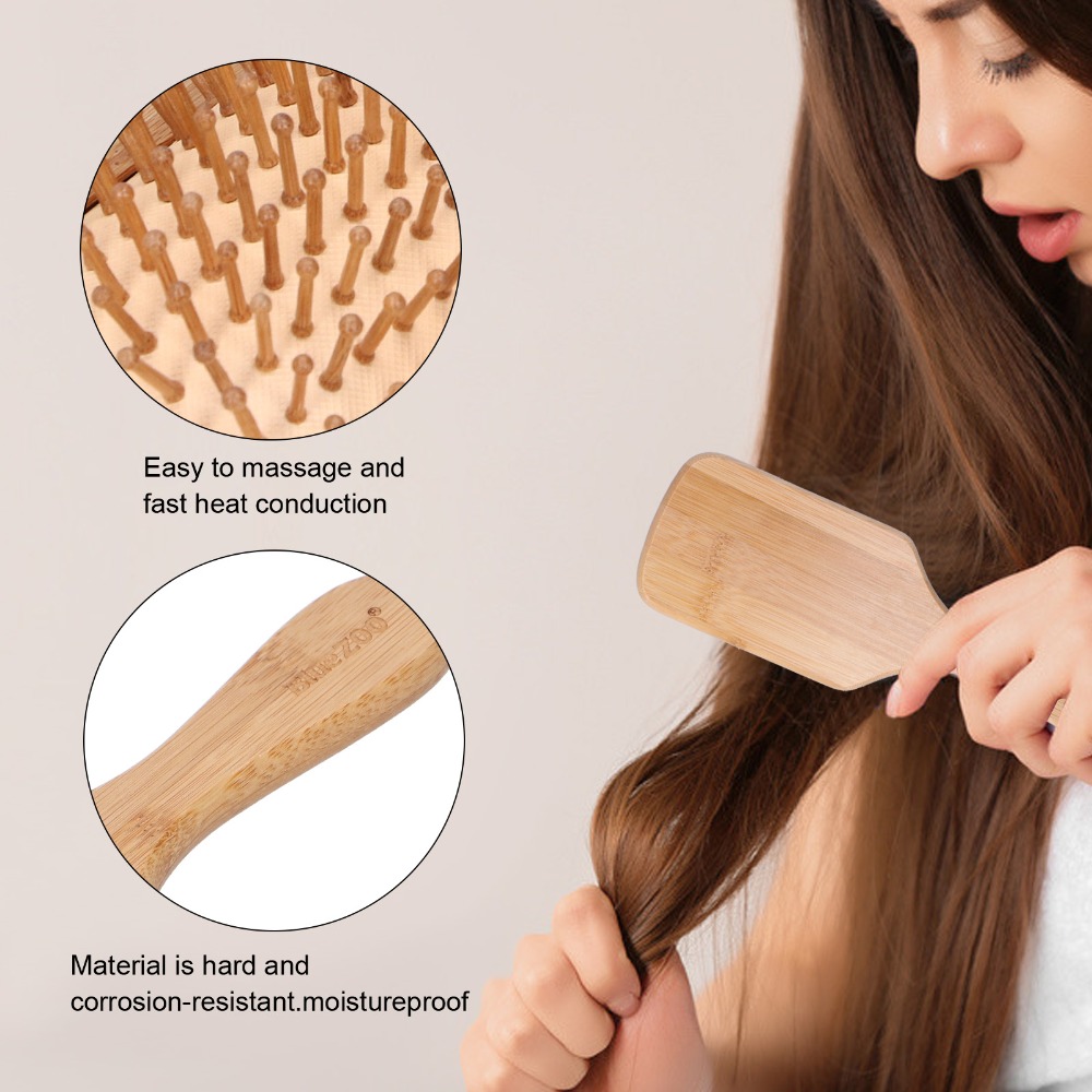 Gentle Bamboo Hairbrush Bamboo - огляд і ціна Bamboo Hair Brush