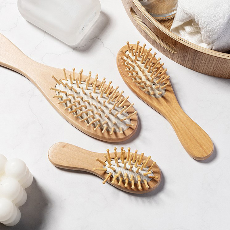 Wood Airbag Comb Professional  - огляд і ціна Bamboo Hair Brush