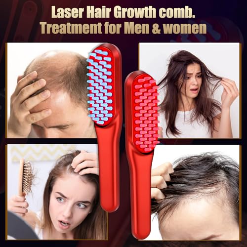 Laser Hair Growth Comb, Red Li - огляд і ціна Hair Care Basic