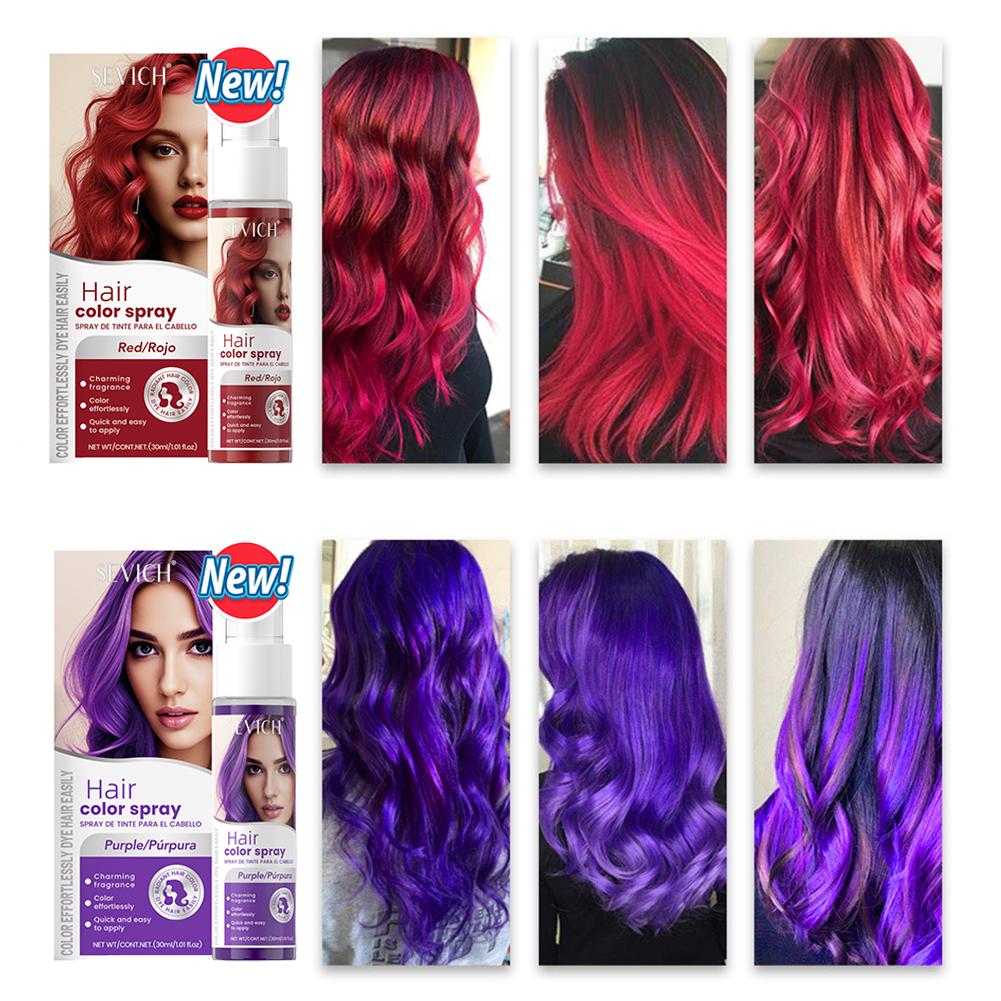 8 Colors Hair Color Spray Disp - огляд і ціна Purple Toning Shampoo