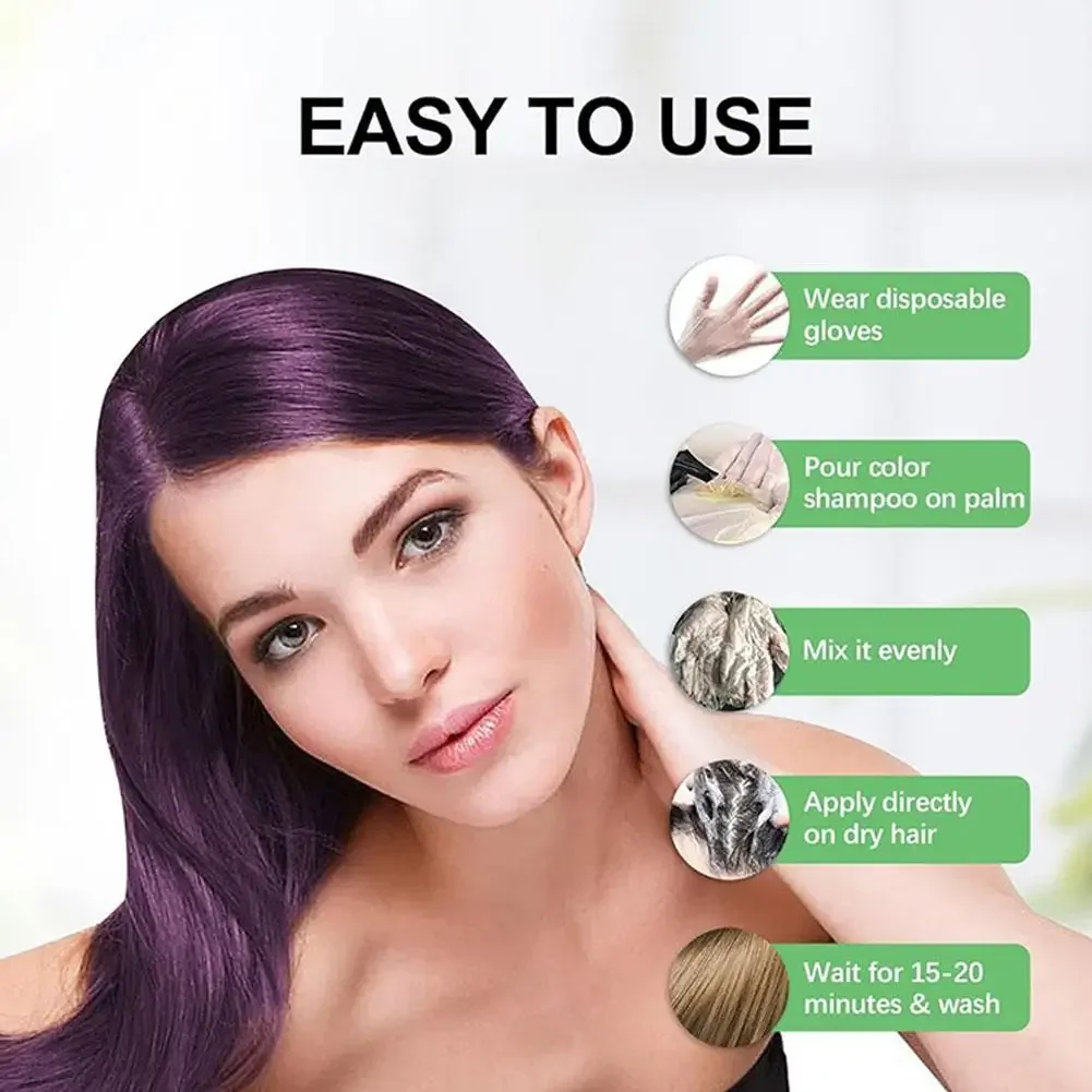 Shampoo De Tintura De Cabelo P - огляд і ціна Purple Toning Shampoo