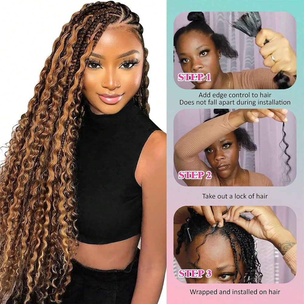 Human Braiding Hair 18 Inch 2  - огляд і ціна Hair Care Wavy Hair