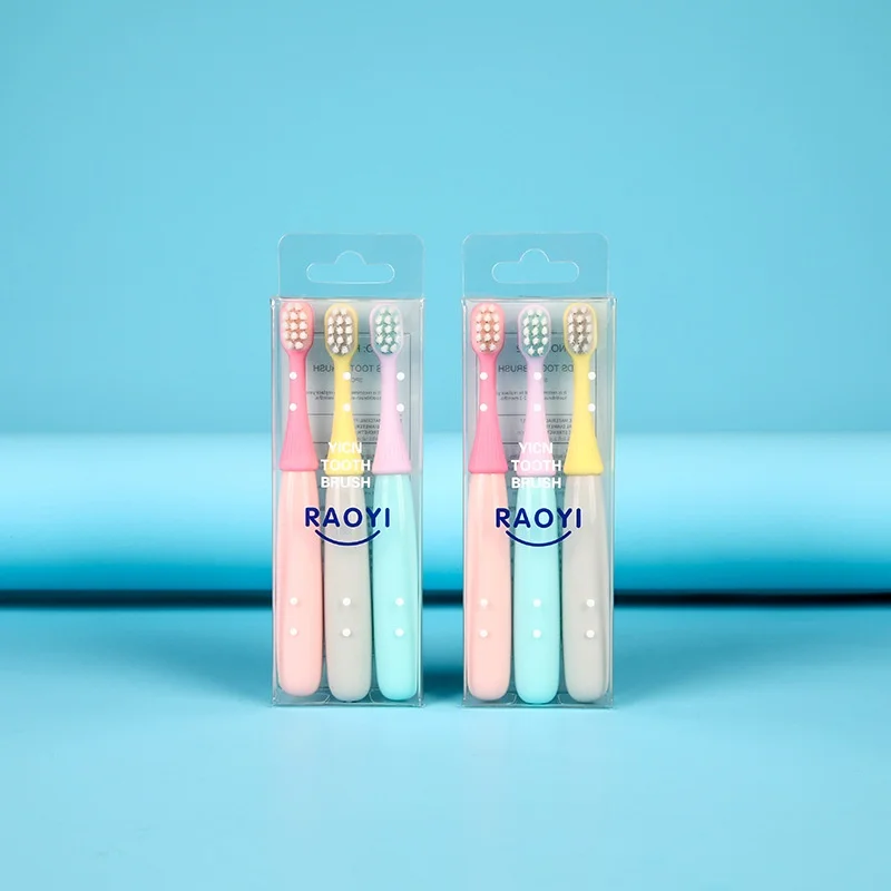3pc/set Children's Toothbrush  - огляд і ціна Bamboo Hair Brush