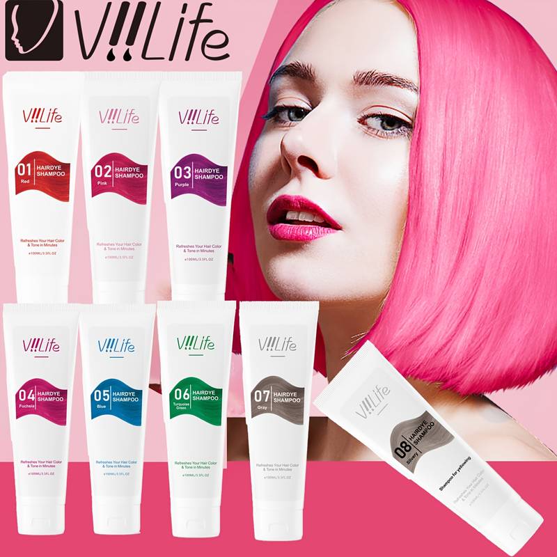 Unisex Hair Dye Permanent Styl - огляд і ціна Purple Toning Shampoo