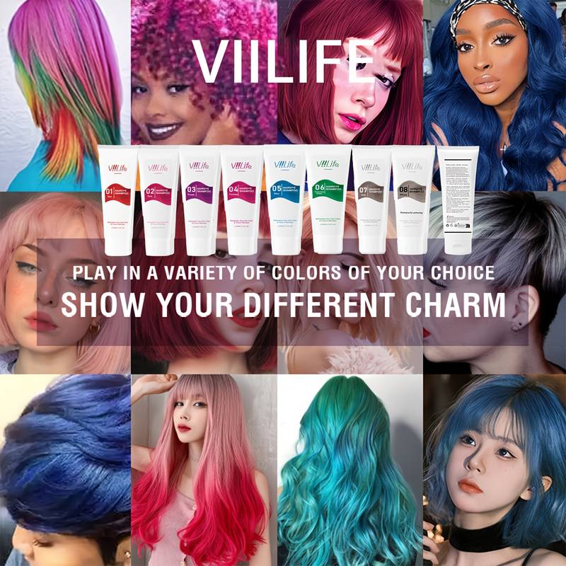 Unisex Hair Dye Permanent Styl - огляд і ціна Purple Toning Shampoo