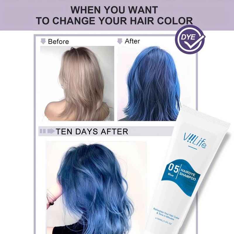 Unisex Hair Dye Permanent Styl - огляд і ціна Purple Toning Shampoo