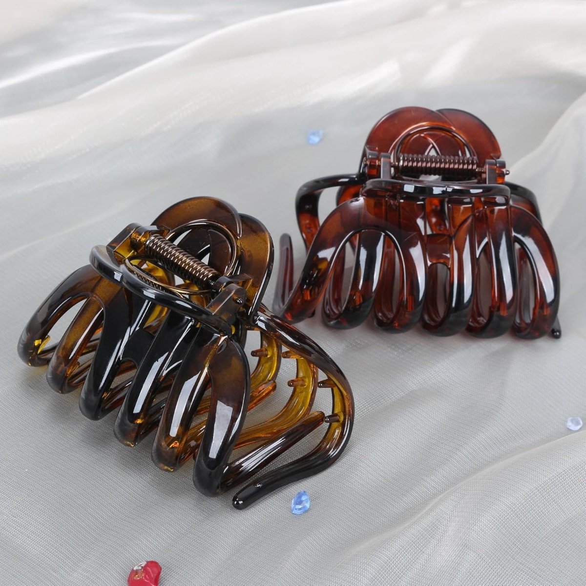 2Pcs Tortoise Shell Large Plas - огляд і ціна Hair Clip Claw Large
