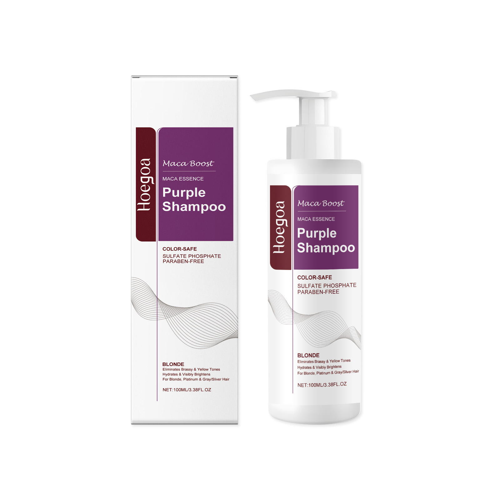 Purple Hair Shampoo Gentle Cle - огляд і ціна Purple Toning Shampoo
