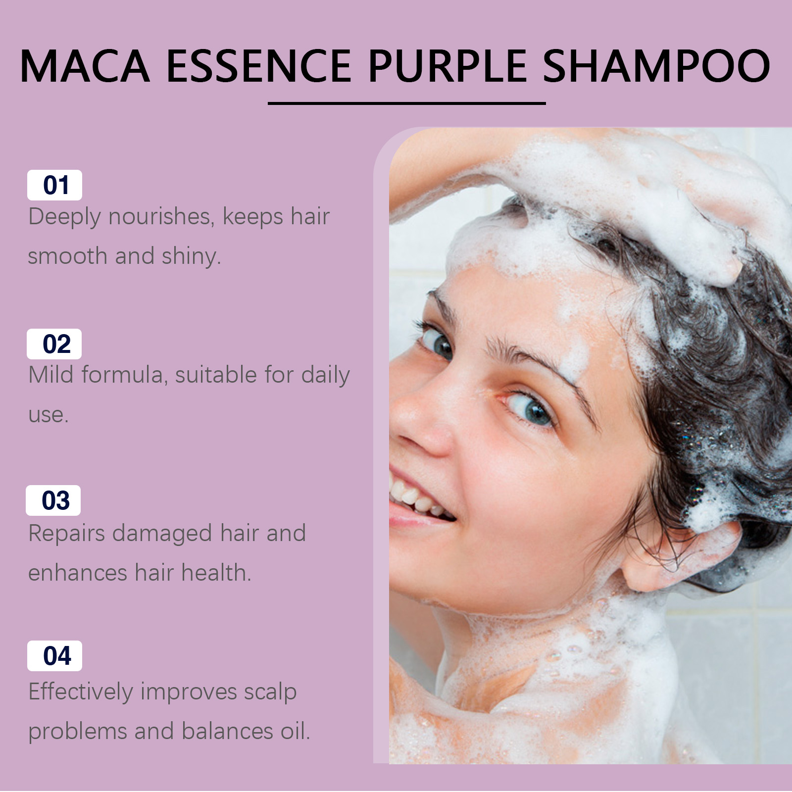 Purple Hair Shampoo Gentle Cle - огляд і ціна Purple Toning Shampoo