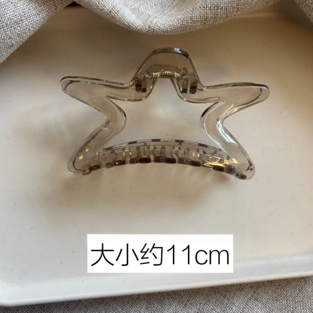 Korean Large pink Dragon Bone  - огляд і ціна Hair Clip Claw Large