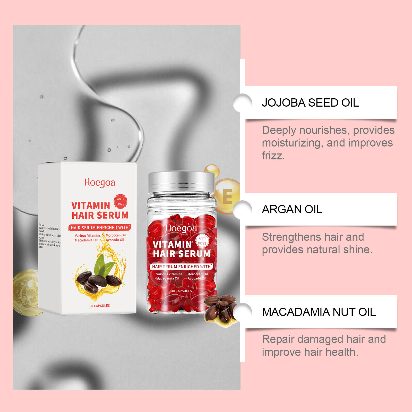 Vitamin Hair Care Serum Capsul - огляд і ціна Hair Care Essential Oil