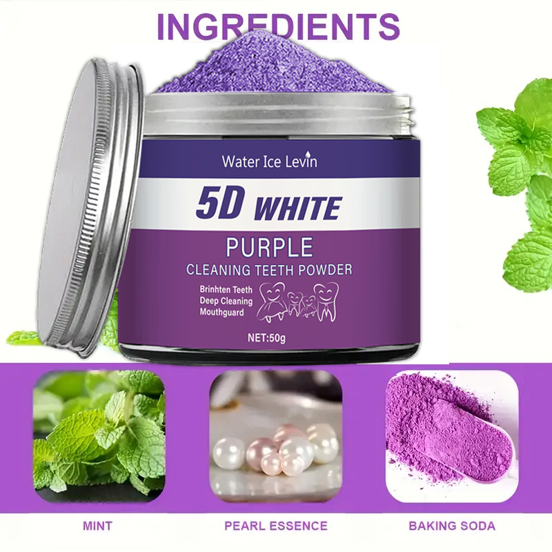 Purple Teeth Whitening Powder, - огляд і ціна Purple Toning Shampoo